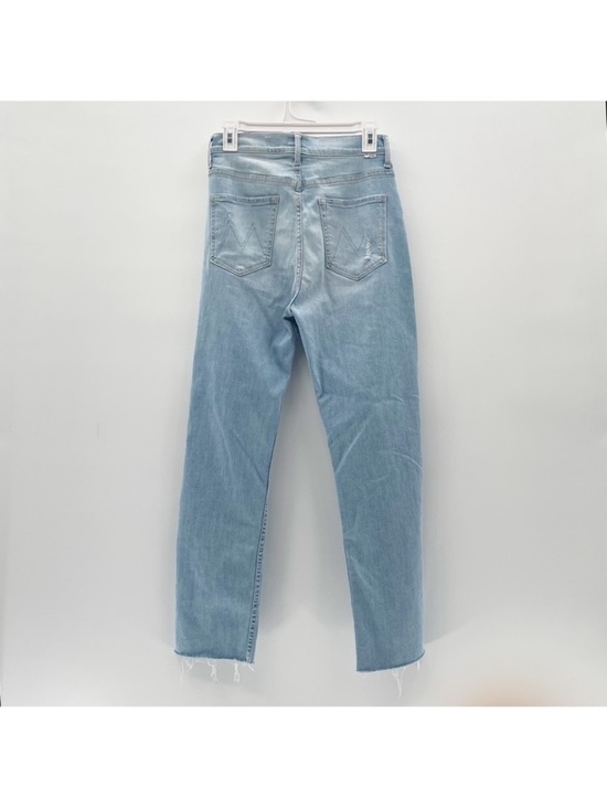 Mother High Waisted Rider Ankle Fray Jeans in Island Afterhours 29 - Picture 5 of 8